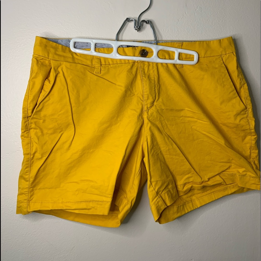 Cute yellow mustard short